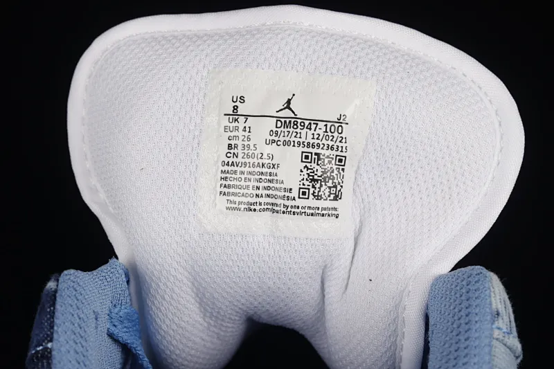 All categories Air Jordan Jordan series basketball shoes Air Jordan 1 Low Air Jordan 1 Low "Washed Denim" AJ1 Joe 1 navy washed denim low-top casual sneakers DM8947-100